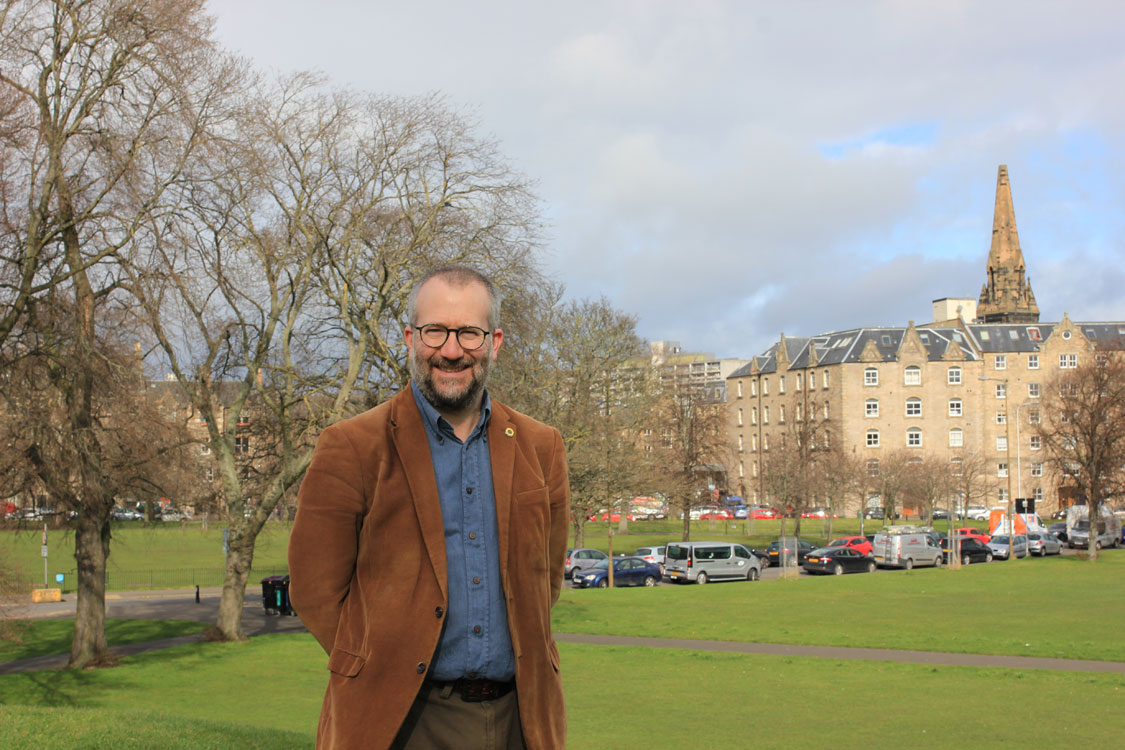 Chas Booth on Leith Links